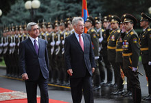 At the Presidential Palace there took place the farewell ceremony for the President of the Republic of Austria Heinz Fisher