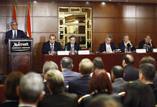 President Serzh Sargsyan and the President of Austria Heinz Fischer participated at the Business Forum of the Armenian and Austrian entrepreneurs