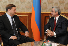 Serzh Sargsyan received the Special Representative of the President of the Russian Federation Konstantin Kosachev