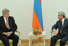 The newly appointed Ambassador of the Kingdom of Belgium to Armenia presented his credentials to Serzh Sargsyan