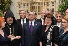 В Лондоне Президент принял участие в приеме, организованном советом британской армянской общины и церкви