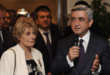 President Sargsyan participated at the reception held by the UK Office of the Hayastan All-Armenian Fund