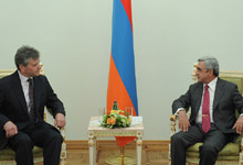 The newly appointed Ambassador of Austria Alois Crautt presented his credentials to President Serzh Sargsyan