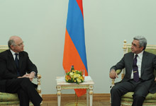 President Serzh Sargsyan received the Minister of Foreign Affairs of Argentine Hector Markos Timerman