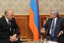 President Serzh Sargsyan received delegation headed by the Vice Prime Minister of Turkmenistan Saparduri Toyliev