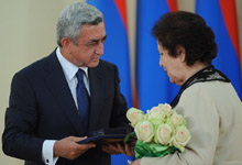On the occasion of the 21st anniversary of Armenia&rsquo;s independence a group of individuals were awarded high state awards