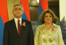 В связи с 21-й годовщиной независимости Республики Армения от имени Президента Сержа Саргсяна был организован прием