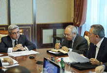 Президент Серж Саргсян созвал совещание с участием представителей судебной системы РА