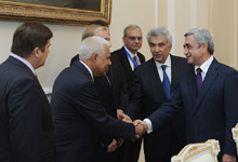 President Sargsyan received representatives of the constitutional courts who participate at the International Conference in Yerevan