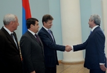 President Serzh Sargsyan received the Co-Chair of the Armenian-Russian intergovernmental commission Maxim Sokolov