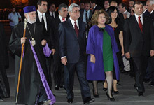 Президент присутствовал на гала-концерте, организованном в рамках празднества «Эребуни-Ереван-2794»
