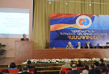 Welcoming remarks by President Serzh Sargsyan at the World Armenian Congress – the second convention of the international union of the Armenian NGOs