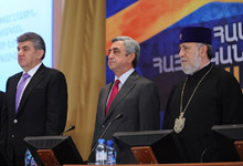 Президент принял участие в созванном в НАН РА съезде Всемирного армянского конгресса