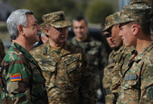President Serzh Sargsyan left for the Nagorno Karabakh Republic on a working visit