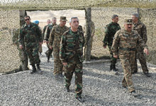 President Serzh Sargsyan observed the main stage of the military exercises in NKR