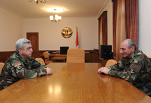 Президент Серж Саргсян имел беседу с глазу на глаз с Президентом НКР Бако Саакяном