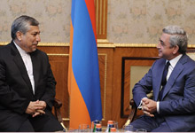 The President received the Co-Chair of the Armenian-Iranian intergovernmental commission Majid Namjoo