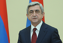 President Serzh Sargsyan sent a congratulatory letter to the President of the USA Barack Obama