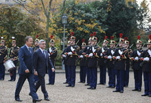 Президент встретился с Председателем Сената Франции Жан-Пьером Белем