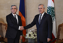 Ավարտվել է Նախագահ Սերժ Սարգսյանի պաշտոնական այցը Լիբանանի Հանրապետություն