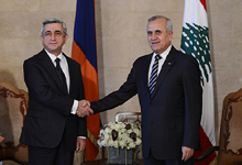 Завершился официальный визит Президента Сержа Саргсяна в Ливанскую Республику