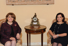 ՀՀ առաջին տիկին Ռիտա Սարգսյանը հյուրընկալվել է Լիբանանի առաջին տիկին Վաֆաա Սուլեյմանին
