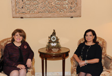 Первая леди Армении Рита Саргсян в гостях у Первой леди Ливана Вафаа Сулейман