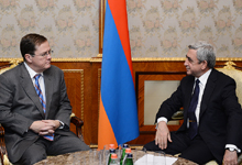 President received delegation headed by the Deputy Assistant Secretary of the US Department of State Thomas Melia