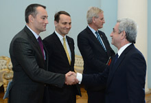 Президент принял министров иностранных дел Польши, Швеции и Болгарии