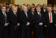 Президент Серж Саргсян присутствовал на презентации книги Арташеса Гегамяна