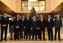 President Serzh Sargsyan visited the newly opened Tsakhkadzor Marriott Hotel compound 