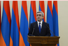 Ամանորի և Սուրբ Ծննդյան տոների առթիվ Նախագահը ընդունելության է հրավիրել ԶԼՄ ներկայացուցիչներին