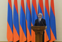 Поздравительное послание Президента Сержа Саргсяна по случаю Дня армии