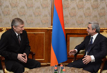President Serzh Sargsyan received the Secretary General of the CSTO Nikolay Bordyuzha 