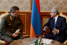 The President received the Chief of Staff of the Russian Armed Forces, First Deputy Minister of Defense, General Colonel Valeri Gerasimo