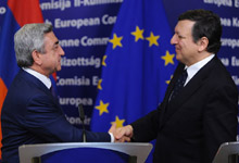 Президента Сержа Саргсяна поздравил Председатель Европейской комиссии Жозе Мануэль Баррозу
