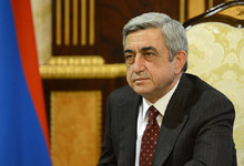 President Serzh Sargsyan received congratulations from Presidents of Poland and Germany