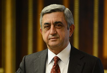 President Serzh Sargsyan received congratulatory message from the President of the USA Barack Obama