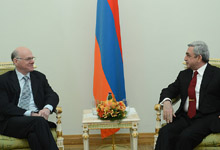President Serzh Sargsyan received the President of German Bundestag Norbert Lammert 