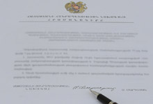 Նախագահ Սերժ Սարգսյանը վավերացրել է Շիրակի մարզպետ նշանակելու մասին Կառավարության որոշումը