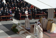 President Serzh Sargsyan in Vatican attended the ceremony of inauguration of the newly elected Pope Francis 