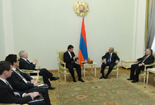 President Serzh Sargsyan received the Deputy Prime Minister, Minister of Foreign and European Affairs of Slovakia Miroslav Lajčák