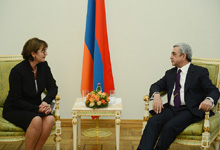 Նախագահն ընդունել է Վրաստանի արտաքին գործերի նախարար Մայա Փանջիկիձեին