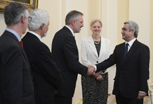 Президент принял депутатов группы дружбы Евросоюз-Армения Европейского парламента