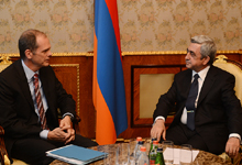 President Serzh Sargsyan received representatives of the International Monetary Fund 