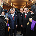 President Serzh Sargsyan at the official ceremony of the inauguration of the new scientific complex of Matenadaran-20.09.2011