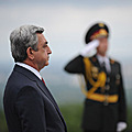 Официальная церемония встречи Президента Армении в резиденции Президента Украины-01.07.2011