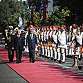 Официальная церемония встречи Президента Сержа Саргсяна в рамках официального визита Президента РА в Грецию, с Президентом Греции Каролосом Папулиасом