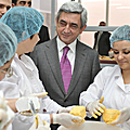 President Serzh Sargsyan visits Grand Candy Company-29.09.2010