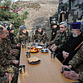 Визит Президента Сержа Саргсян на оборонные позиции нашей страны в связи с праздниками Нового года и Святого Рождества-31.12.2011